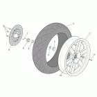 Sport City 125-200 E2 Заднее колесо