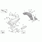 MX 125 SuperMotard Задняя часть кузова