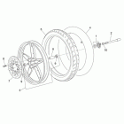 Scarabeo 50 2T E2 (Piaggio Engine) Переднее колесо
