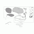 Scarabeo 125-250 E2 (Piaggio Engine) Верхний кофр