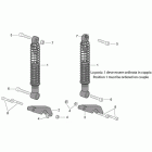 Scarabeo 500 Задний амортизатор