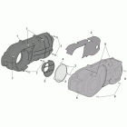 Scarabeo 500 Engine plastic