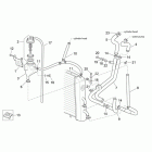 Scarabeo 125-250 E2 (Piaggio Engine) Система охлаждения