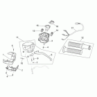 Scarabeo 125-200 E3 (Piaggio Engine) Рулевые переключатели ,левые