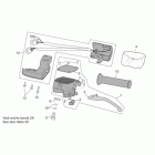 Scarabeo 500 Рулевые переключатели ,левые