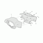 Scarabeo 50 4T E2 Передний корпус - облицовка 1