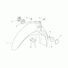 Scarabeo 50 2T (Minarelli Engine) Front body vi - front mudguard