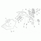 Scarabeo 50 2T (Minarelli Engine) Rear body iii - mudguard