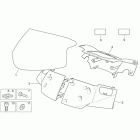 Sport City 125-200 E2 Передняя облицовка