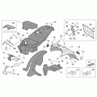 Scarabeo 50 4T E2 Задняя часть кузова 2