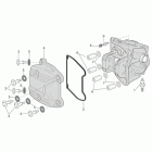 Scarabeo 500 Head cover cpl.