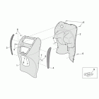 Scarabeo 100 4T E2 Передний корпус - облицовка 3