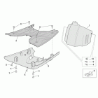 Scarabeo 50 4T E2 Центальная часть облицовки 2