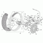 MX 125 SuperMotard Переднее колесо