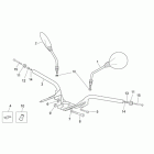 Scarabeo 125-200 E3 (Piaggio Engine) Руль