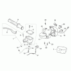 Atlantic 125-200-250 Рулевые переключатели,правые