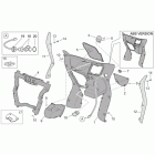 Scarabeo 500 Центальная часть облицовки 1