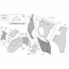 Scarabeo 500 Передний корпус - облицовка 2