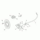 Scarabeo 50 2T (Minarelli Engine) Передний тормозной суппорт
