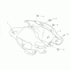 Scarabeo 50 2T E2 (Piaggio Engine) Front body i - headlight support