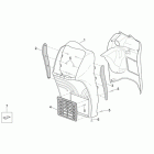 Scarabeo 125-200 E3 (Piaggio Engine) Front body - front shield