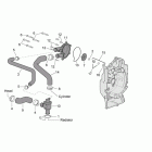 Scarabeo 500 Водяной насос