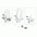 Scarabeo 125-250 E2 (Piaggio Engine) Дооснащение-Ветровое стекло