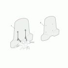 Scarabeo 50 2T (Minarelli Engine) Дооснащение-Ветровое стекло