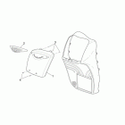 Scarabeo 125-250 E2 (Piaggio Engine) Front body  -  front cover