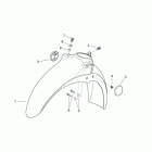 Scarabeo 50 2T E2 (Piaggio Engine) Front body vi - front mudguard