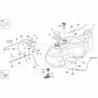 Scarabeo 125-200 E3 (Piaggio Engine) Топливный бак