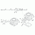 MX 125 SuperMotard Цилиндр - выпускной клапан