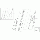 Scarabeo 50 4T E2 Передняя вилка
