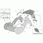 Scarabeo 500 Задняя часть кузова