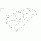 Scarabeo 50 2T E2 (Piaggio Engine) Rear body i - rear fairing