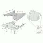 Scarabeo 100 4T E2 Центальная часть облицовки 2
