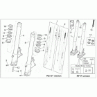 RSV 1000 Tuono Передняя вилка 2