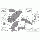 Scarabeo 100 4T E2 Задняя часть кузова 2