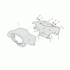 Scarabeo 100 4T E2 Передний корпус - облицовка 1