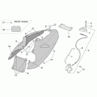 RSV 1000 Tuono Задний обтекатель
