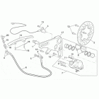 RSV 1000 Tuono Задний суппорт тормозной