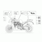 RSV 1000 Tuono Decal op.handbooks and plate set