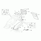 RSV 1000 Tuono Задний брызговик