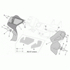 RSV 1000 Tuono Central body - upper fairings