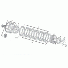 RS 125 Tuono Сцепление