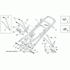 RS 50 Tuono Задние подножки