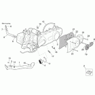 Scarabeo 125-150-200 (Rotax Engine) Engine assembly