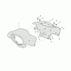 Scarabeo 50 Ditech Передний корпус - облицовка 1
