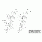 Leonardo 250-300 (Minarelli Engine) Передняя вилка 2