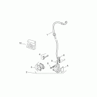 SR 50 H2O (Ditech+Carb.) Передний тормозной суппорт